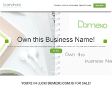 Tablet Screenshot of domexo.com